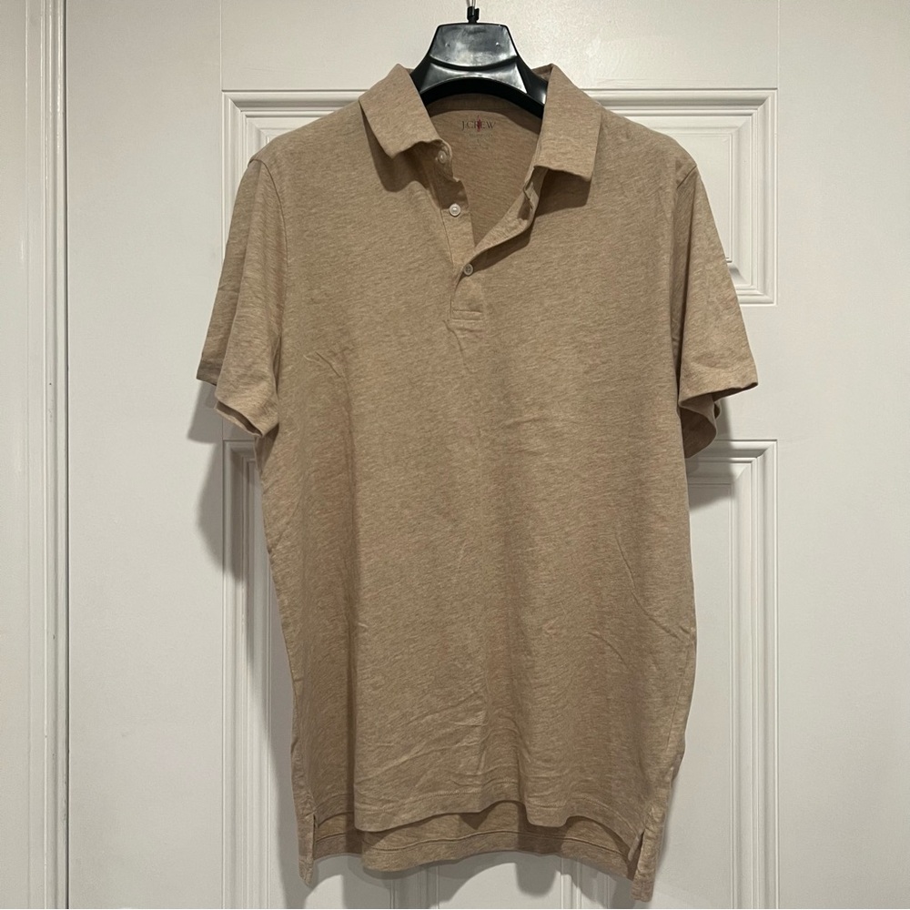 J.CREW Polo Shirt Sueded Jersey Men’s Large